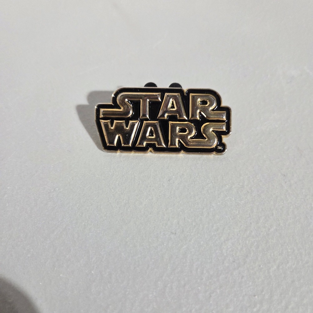 Disney Star Wars Trading Pin Unisex OS Black Gold Logo Enamel 2018 Park Item